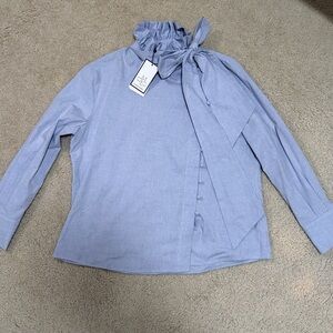 Maria de la Orden Blake Shirt Blue Stripe EU 42 US 10